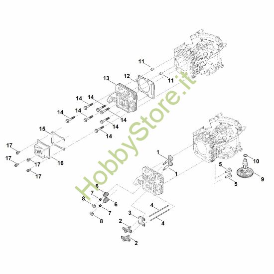 Picture of H - Albero a camme e valvole EVC 1000.0 (EVC1000-0001)